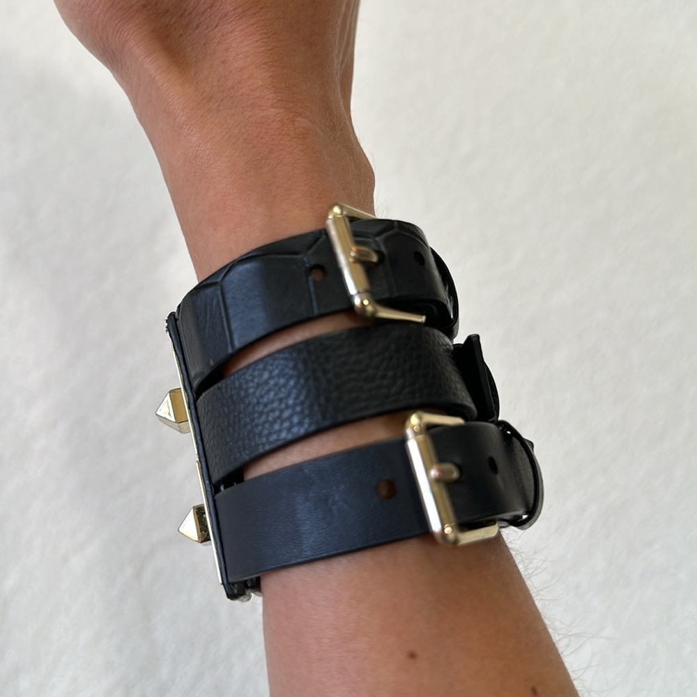BCBGMAXAZRIA Faux Leather Cuff - Picture 2 of 9